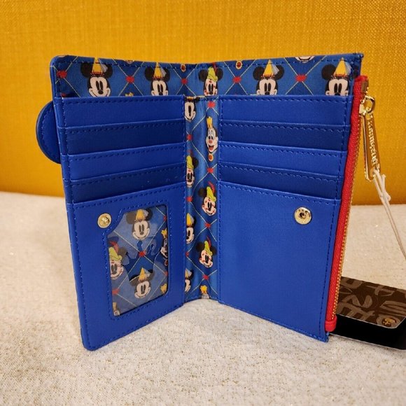 Loungefly Disney Brave Little Tailor Minnie and Mickey Mouse Flap Wallet NEW - Picture 11 of 14